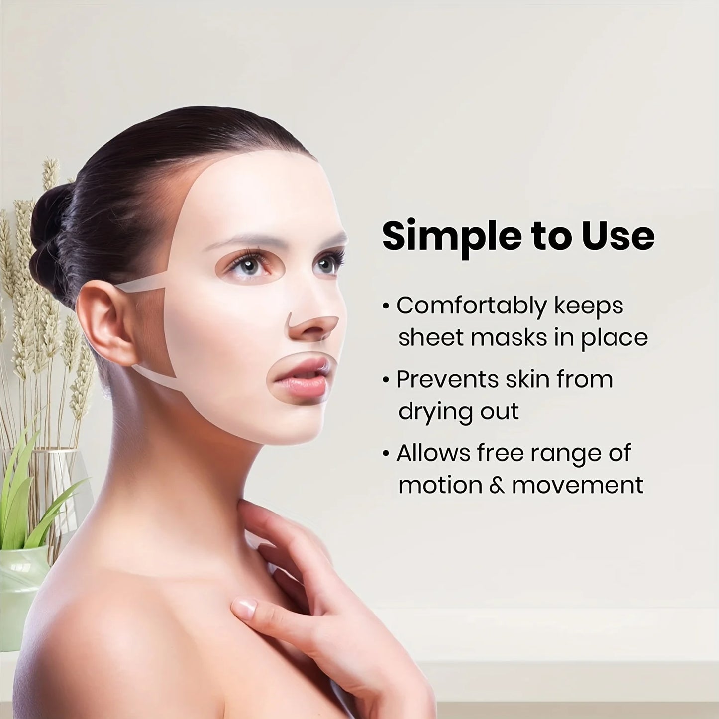 3D Silicone Mask Cover Fixed