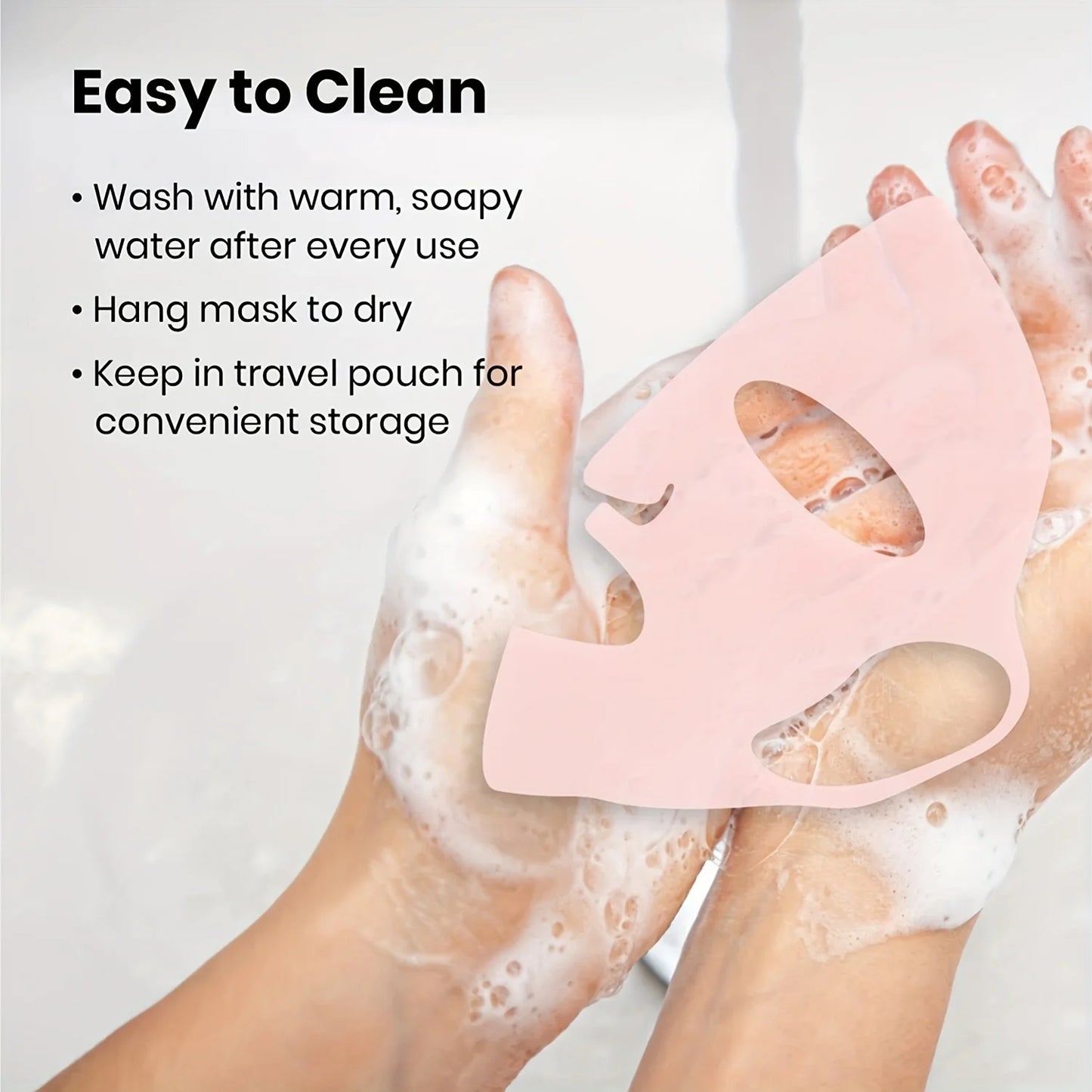 3D Silicone Mask Cover Fixed