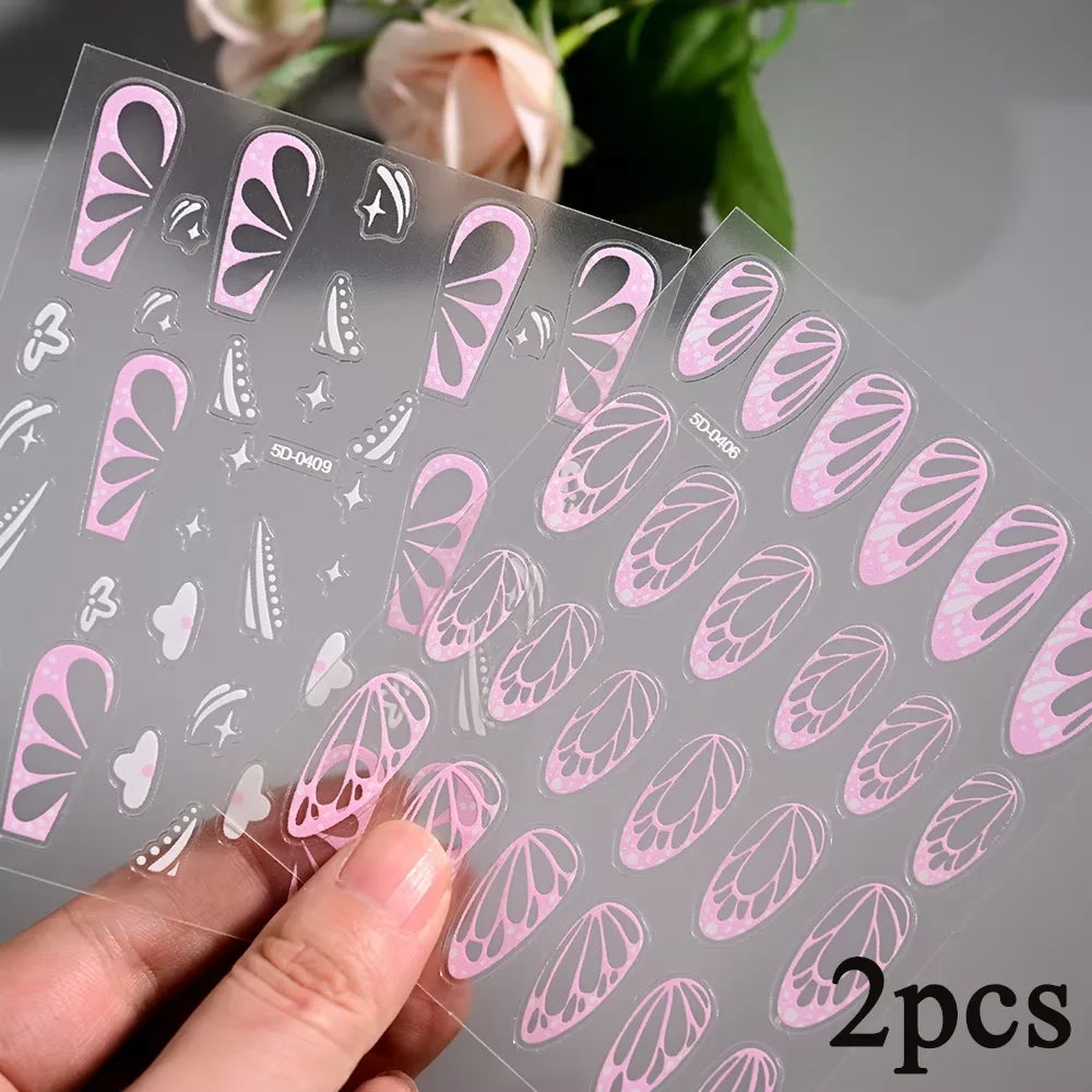 French Gradient Line Nail